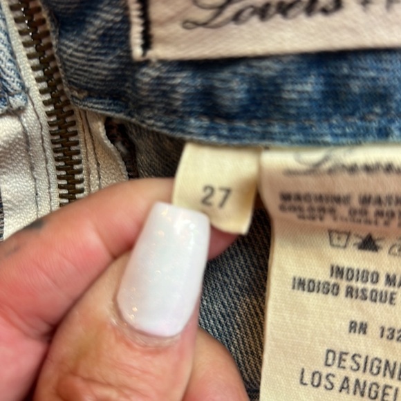 Revolve Lovers + Friends Jake Lace Up Denim Skirt Women’s 27 - Picture 7 of 9